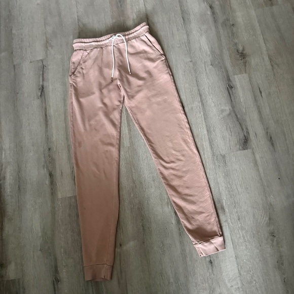 Mate the Label Women’s Dusty Rose Organic Cotton Relaxed Sweatpant Size XS - Picture 1 of 7